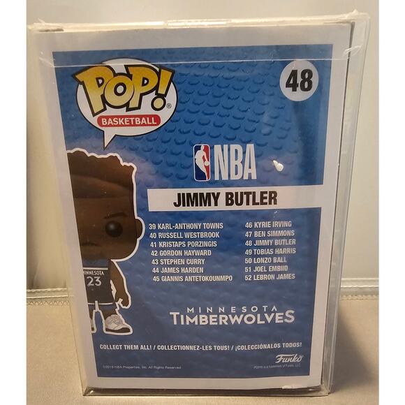 Jimmy Butler 2018 Funko Pop Vinyl #48 - Minnesota Timberwolves - NBA - NIB - Picture 3 of 6